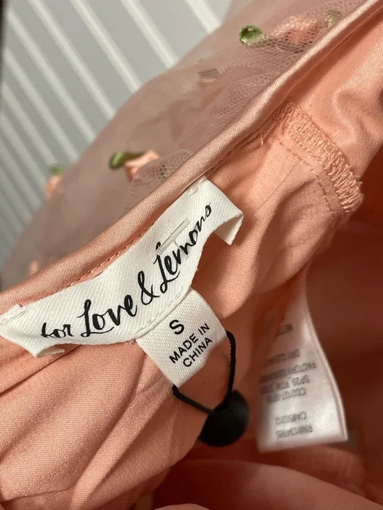 FOR LOVE AND LEMONS JASMINE ROSETTE MAXI DRESS SMALL - Picture 10 of 16